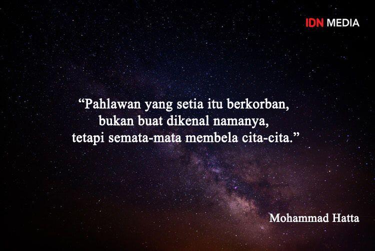 10 Quotes Inspiratif Mohammad Hatta yang Patut Diteladani Millennials