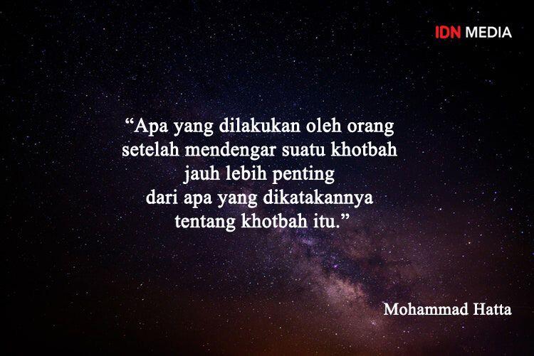 10 Quotes Inspiratif Mohammad Hatta yang Patut Diteladani Millennials