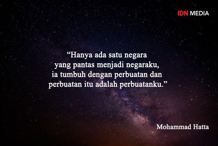 10 Quotes Inspiratif Mohammad Hatta yang Patut Diteladani Millennials