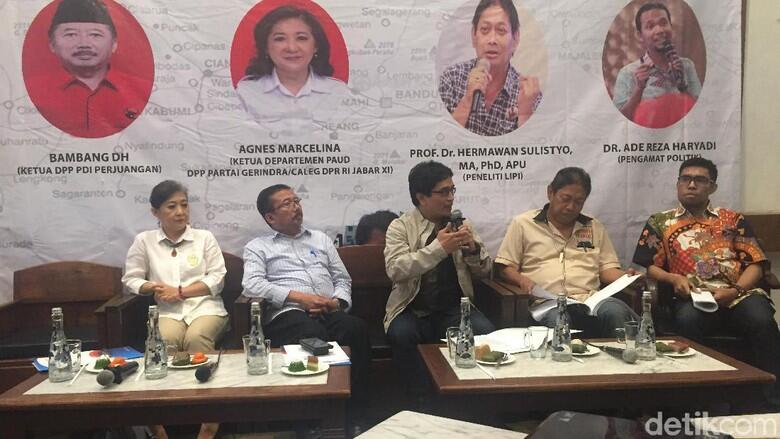 Survei Indopolling di Jabar: Jokowi-Ma'ruf 27,0%, Prabowo-Sandi 21,4%