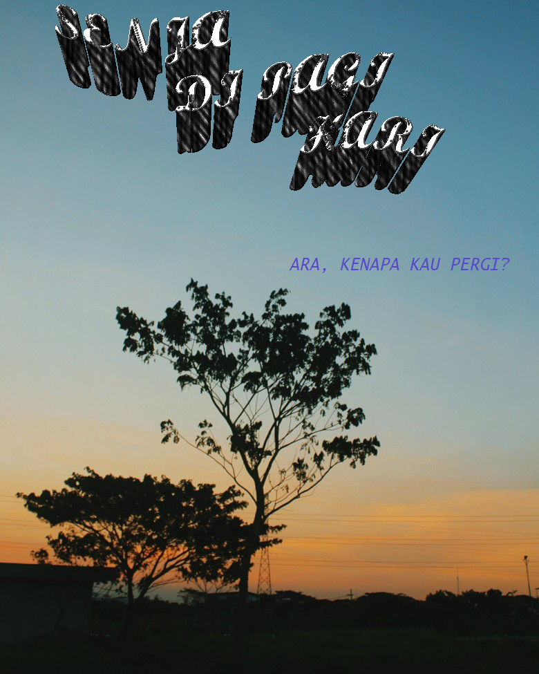 Senja di pagi hari