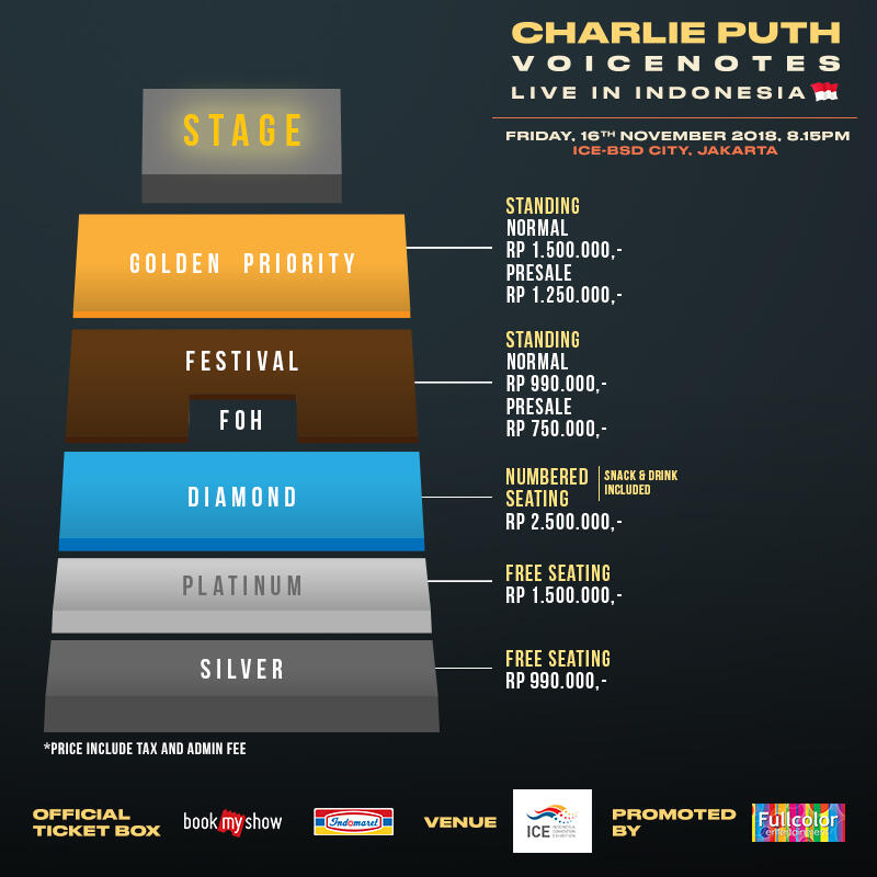 Serba-Serbi Konser Perdana Charlie Puth Di Indonesia Tanggal 16 November 2018