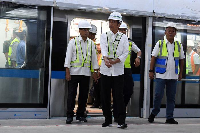 Tarif MRT Jakarta versi Jokowi tak lebih dari Rp10.000