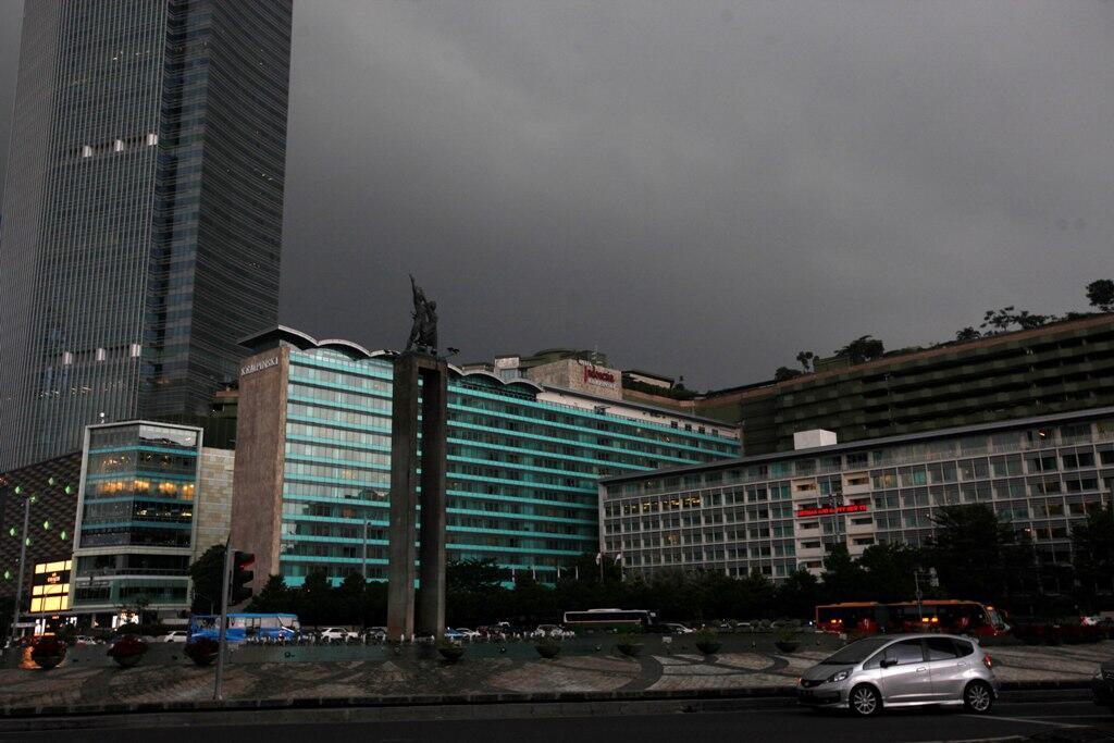 Jakarta Berawan Pagi Ini