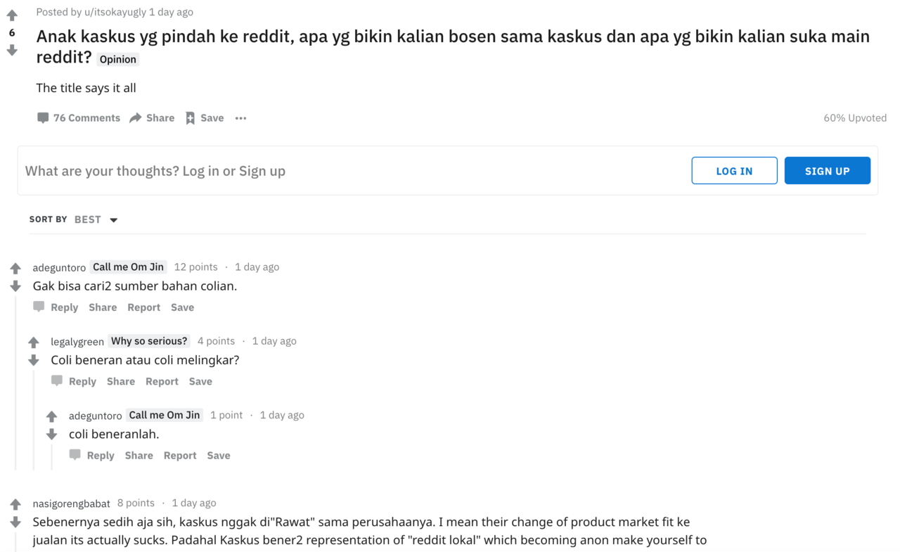 Anak kaskus yg pindah ke reddit, apa yg bikin kalian bosen sama kaskus?