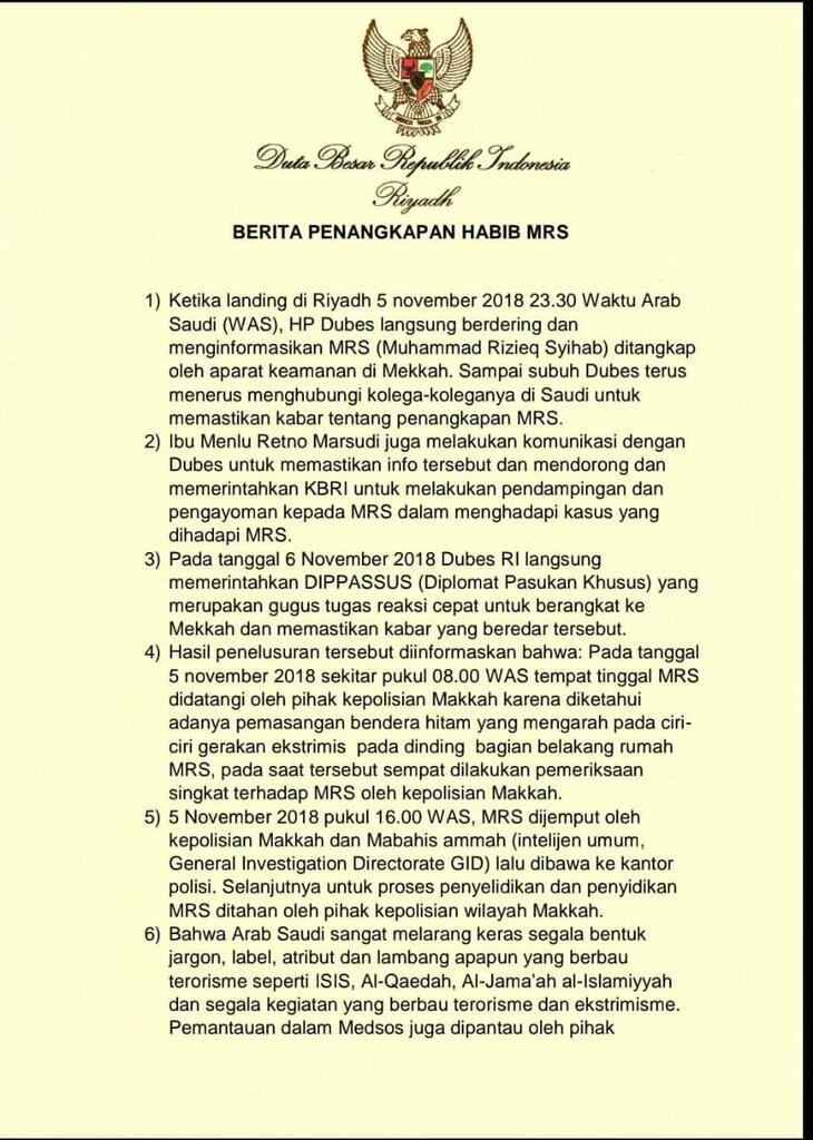 Kronologi Penangkapan Imam Besar