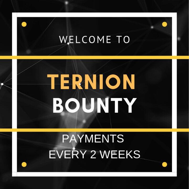 Ternion Bounty | PAYMENTS EVERY 2 WEEKS