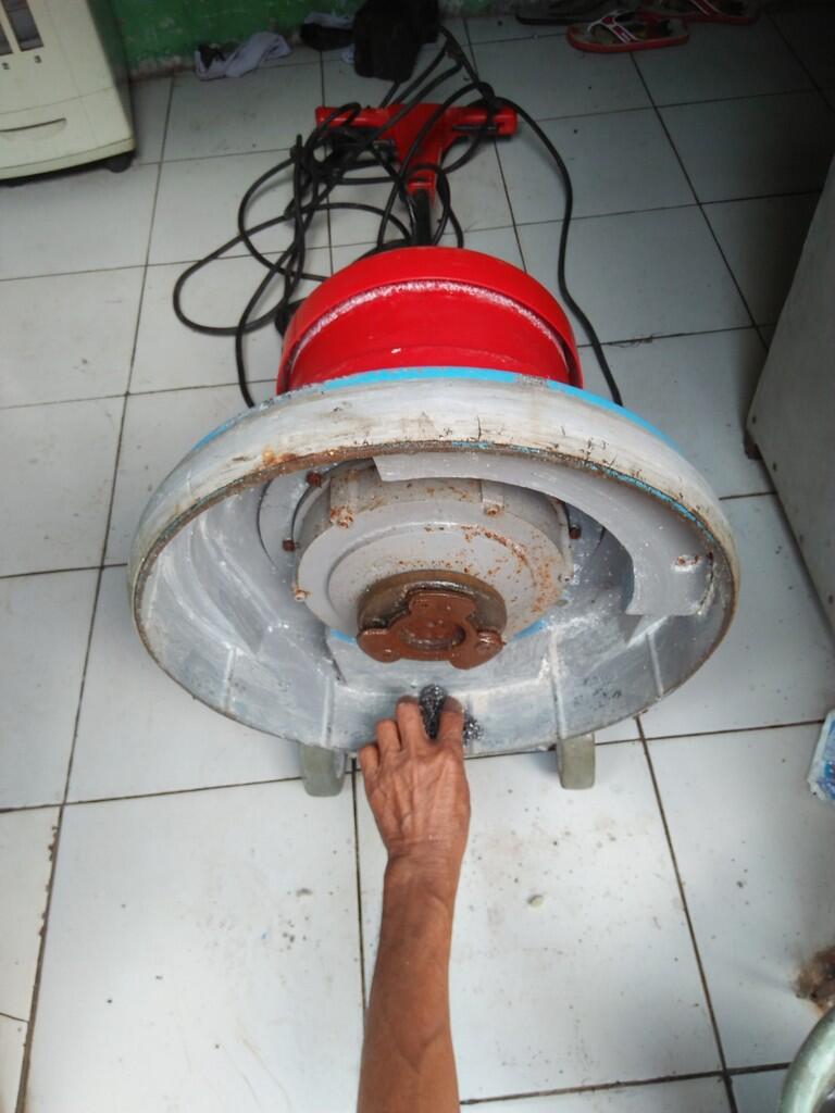 Lepas mesin polisher lantai poles lantai bogor,cisarua
