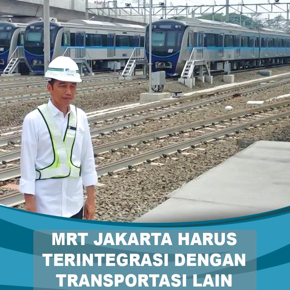 Pengalaman Jokowi Naik MRT Jakarta Pertama Kali