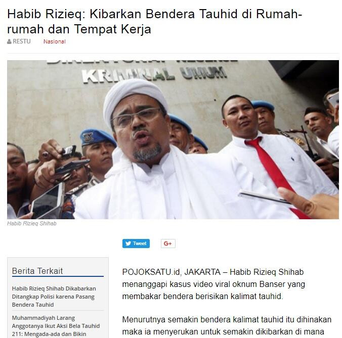 FPI Duga Habib Rizieq Dijebak: CCTV Hilang Sebelum Bendera Dipasang
