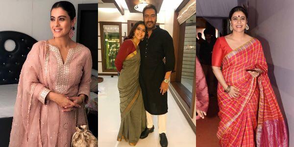 10 Penampilan Anggun Kajol di Pesta Diwali dari Tahun ke Tahun, Fancy!