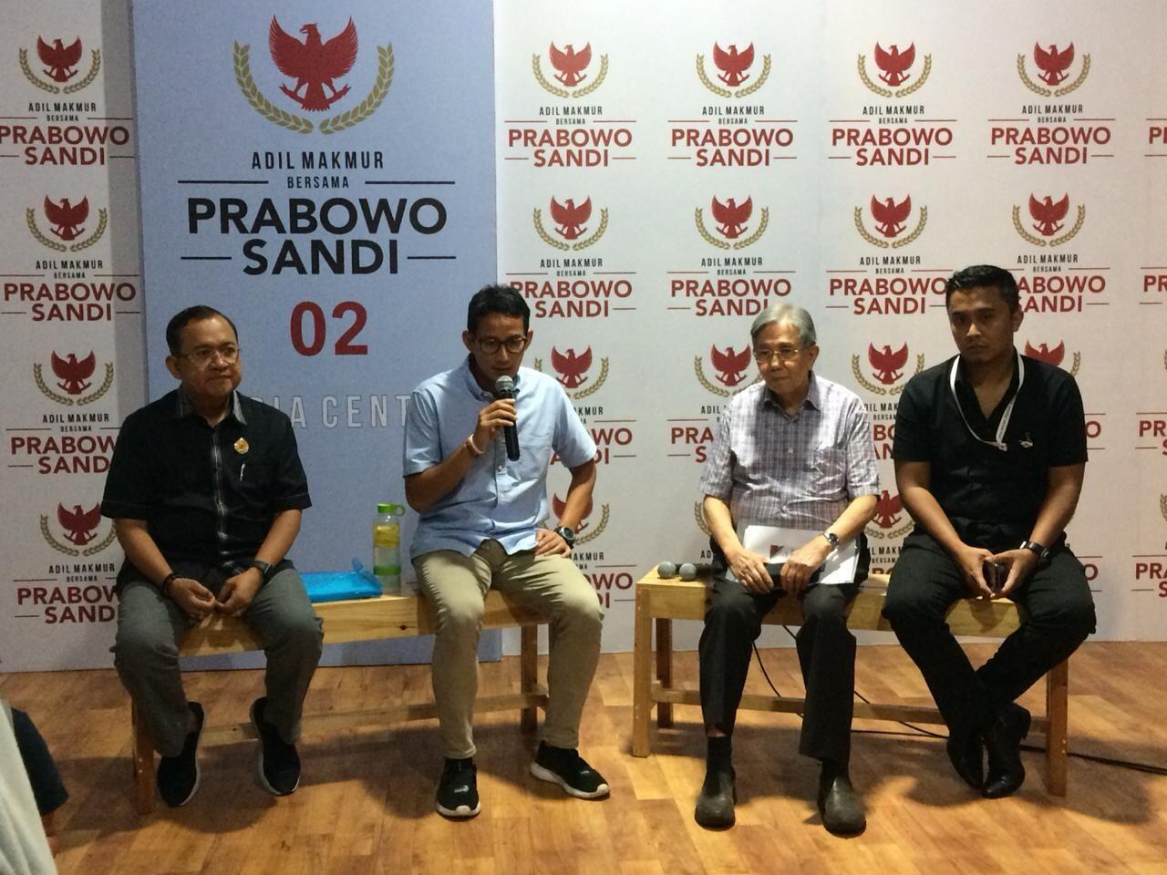 Prabowo Janji Tak Impor Kebutuhan Pangan, Sandi: Kita Harus Realistis