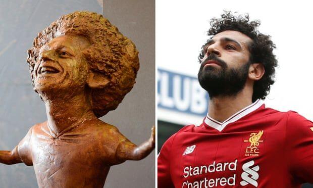 Setelah Ronaldo, Giliran Patung Mohamed Salah yang Dirundung Fans