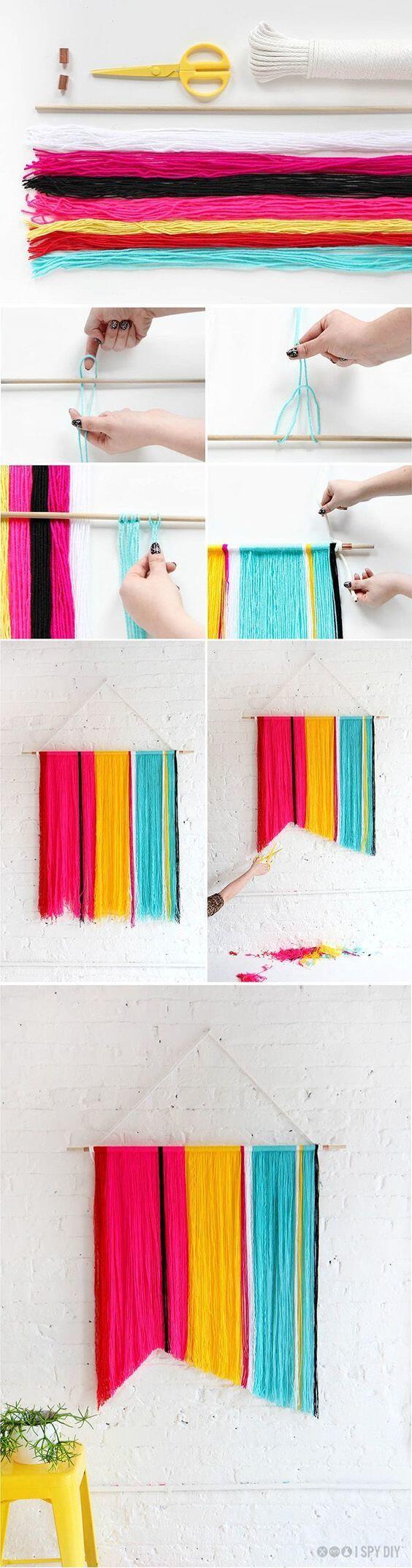 Luar Biasa Gampang, 12 DIY Cantik Ini Dibuat Hanya Bermodal Benang