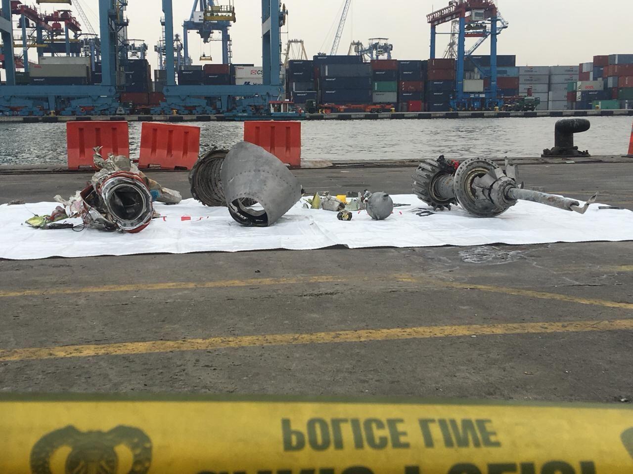 Turbin Pesawat Lion Air Berhasil Diangkat Tim SAR Gabungan