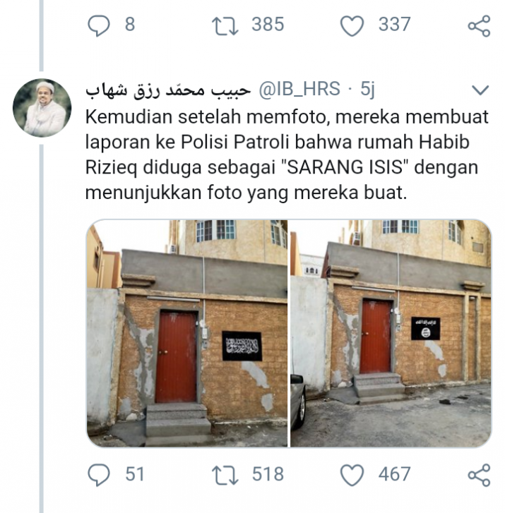 Kerajaan Arab Saudi Murka, Pancung Pihak Yang Memfitnah HRS