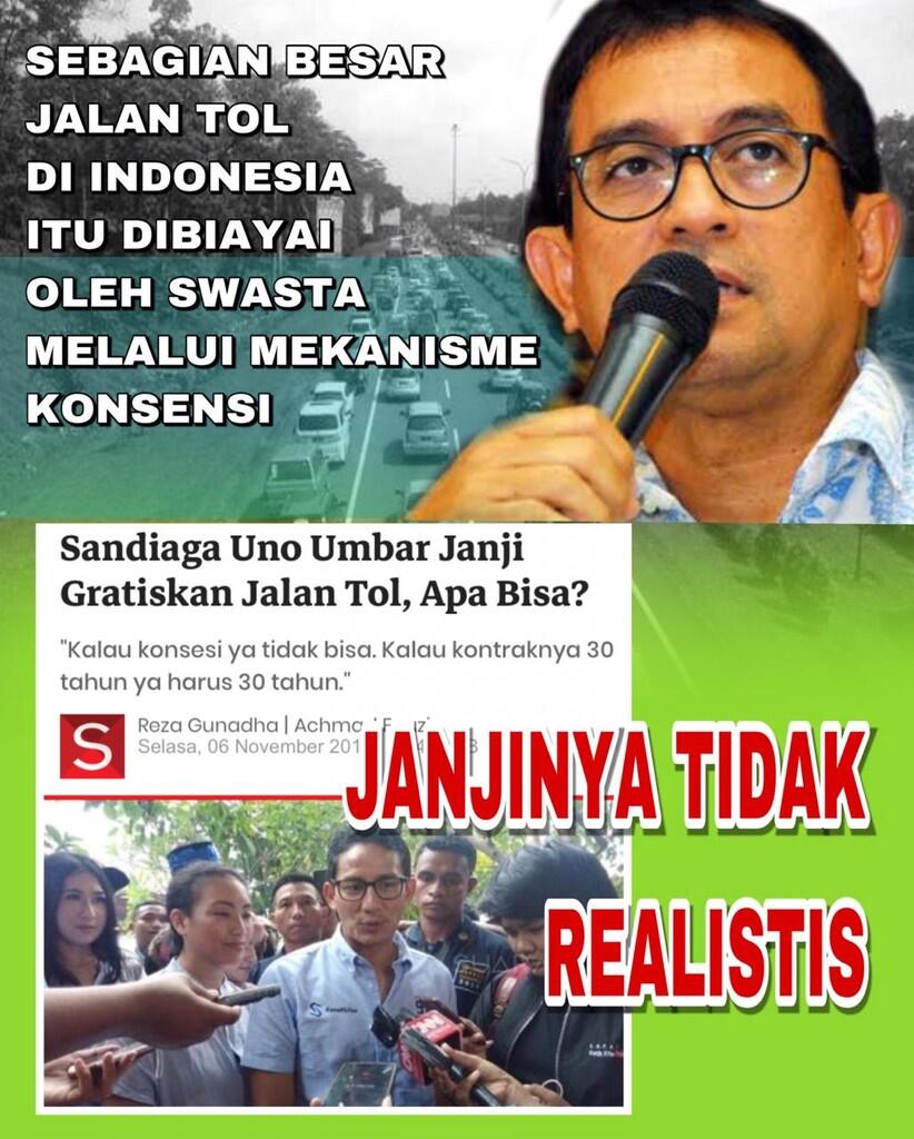 Janji Sandiaga Uno yang Tak Logis dan Mustahil Direalisasikan