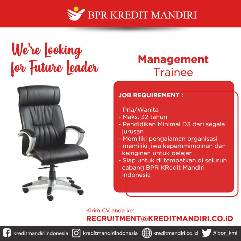 Lowongan Kerja MT area Jabodetabek & Bandung