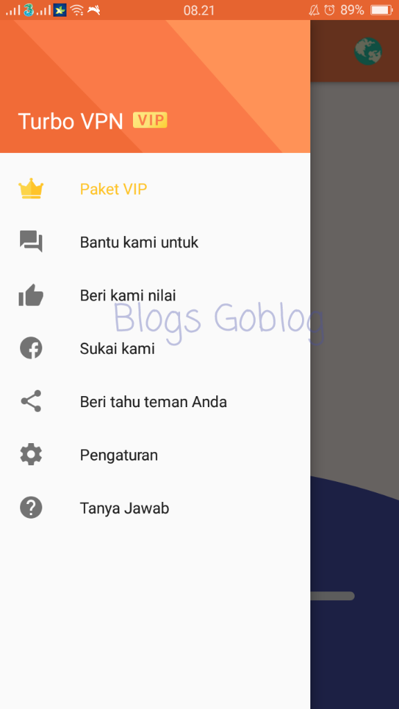 Turbo VPN 2.0.5 Aplikasi Pembobol Web Terblokir, Cocok Buat Agan Yang Hobi Nonton Anu