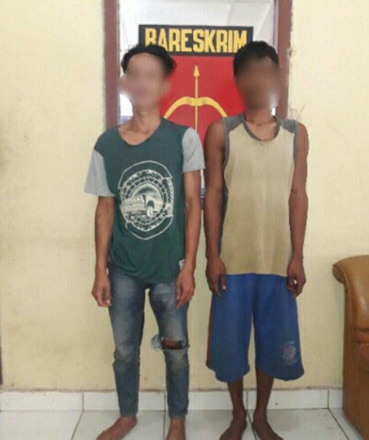 Dua Pelaku Pembobol Gundang PT SAL Dibekuk Tim Opsnal Polsek Betung