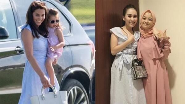7 Gaya Ayu Ting Ting yang Dibilang Mirip Artis Luar