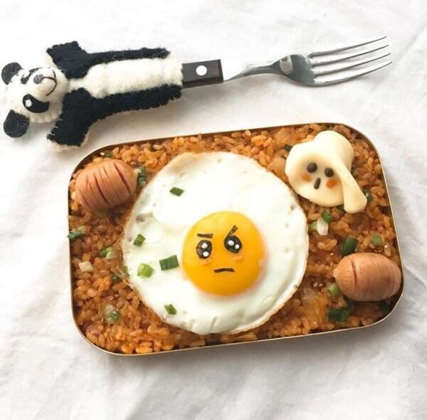 12 Potret Unik Kreasi Nasi ala Foodies Korea Selatan, Yakin Mau Makan?