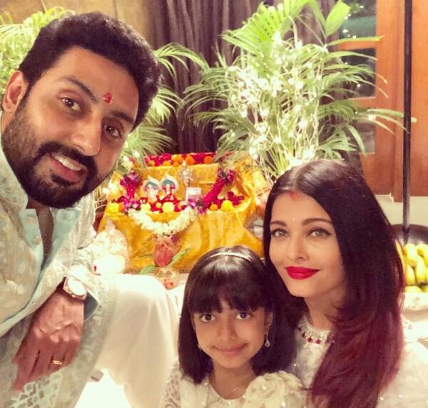 10 Momen Khidmat Diwali Keluarga Aishwarya Rai - Amitabh Bachchan