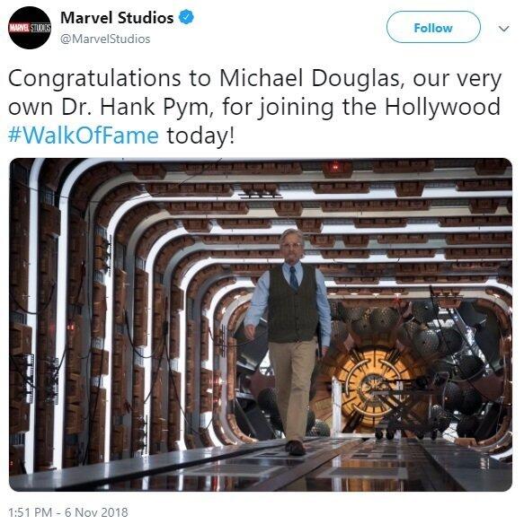 Michael Douglas Bintang Terbesar di MCU