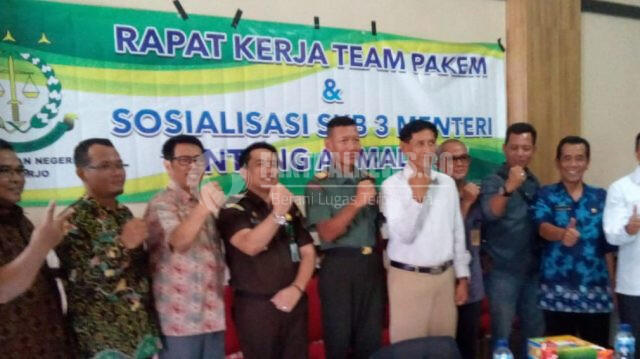 Gelar Raker Pakem, Kejari Sidoarjo Sampaikan Larangan Ajaran Ahmadiyah