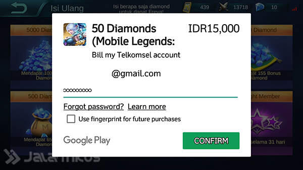 Cara Beli Diamonds Mobile Legends Pakai Pulsa Tanpa Kartu Kredit