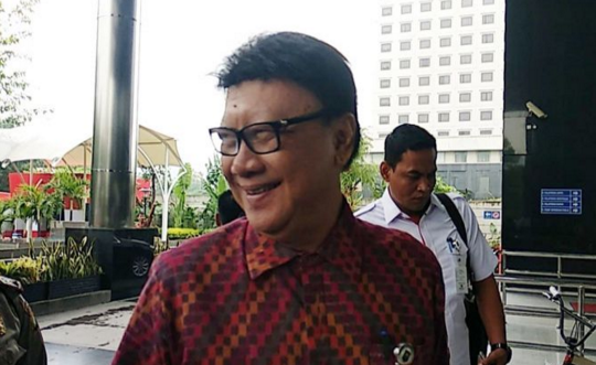 Jumat pagi, Mendagri Tjahjo Kumolo datangi gedung KPK