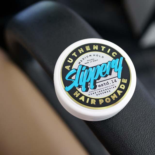 SLIPPERY AUTHENTIC POMADE - POMADE ALAMI BERKUALITAS