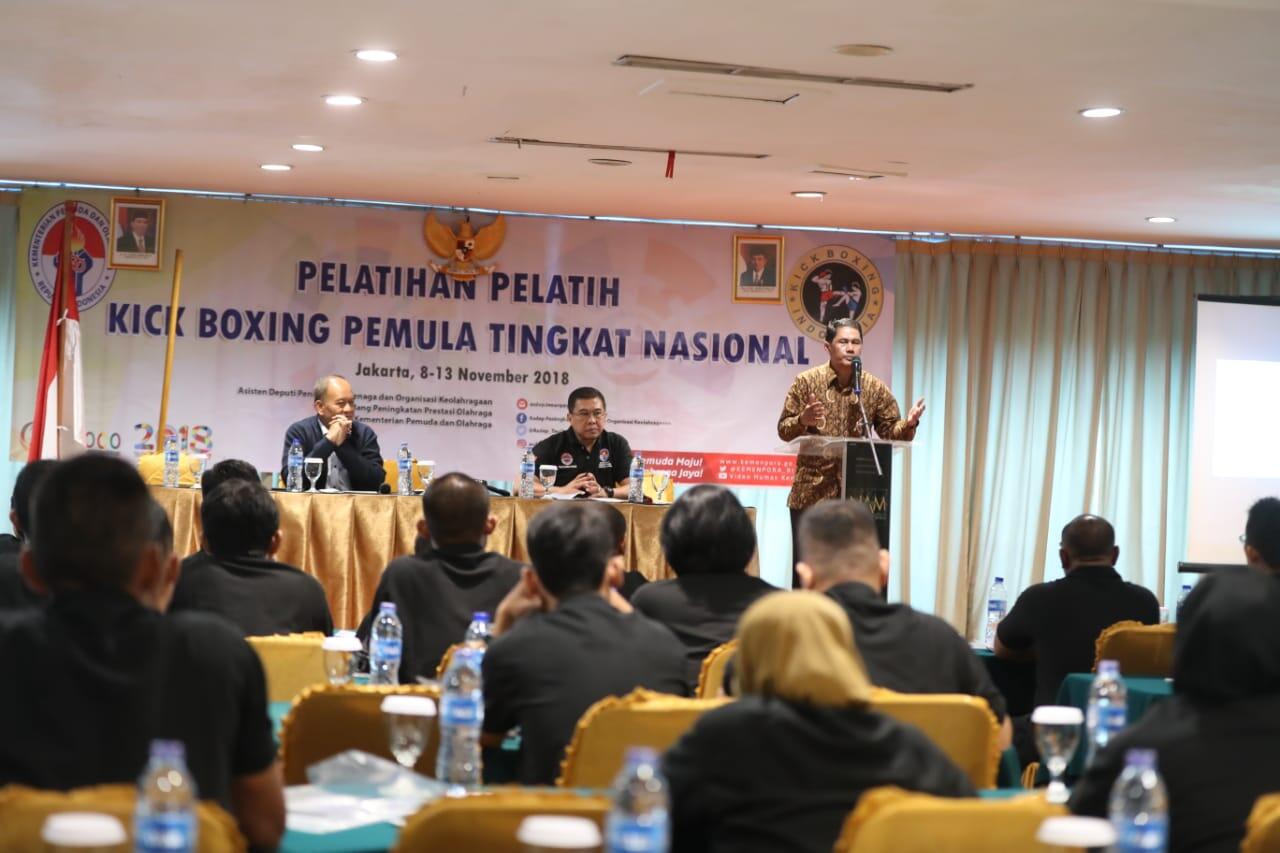Kembangkan Olahraga Kick Boxing, Kemenpora Gelar Pelatihan Pelatih Nasional