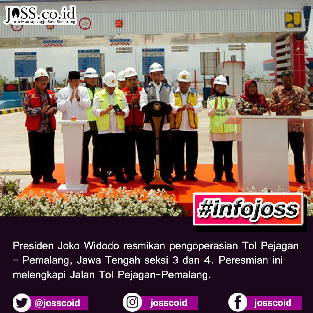 JALAN TOL PEJAGAN-PEMALANG RESMI BEROPERASI
