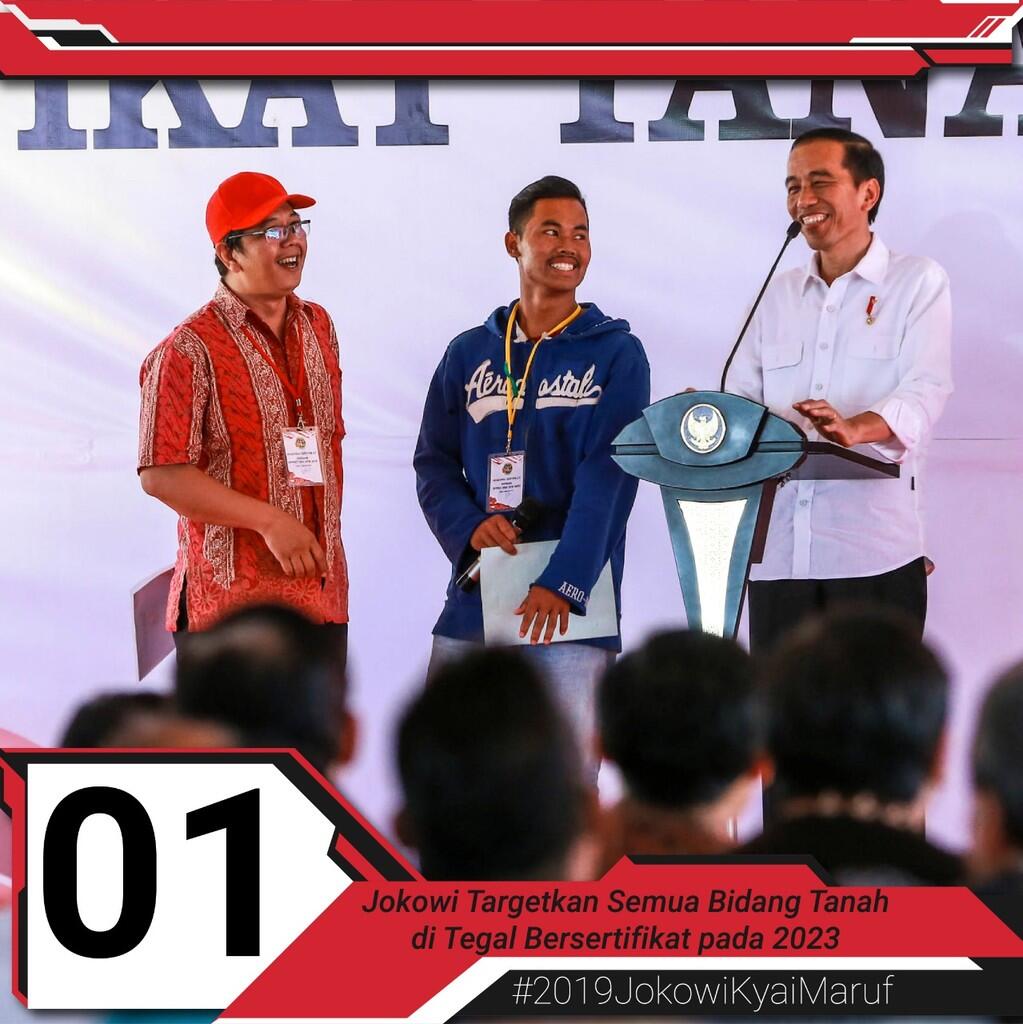 Tahun 2023 Seluruh Bidang Tanah di Tegal Bersertifikat