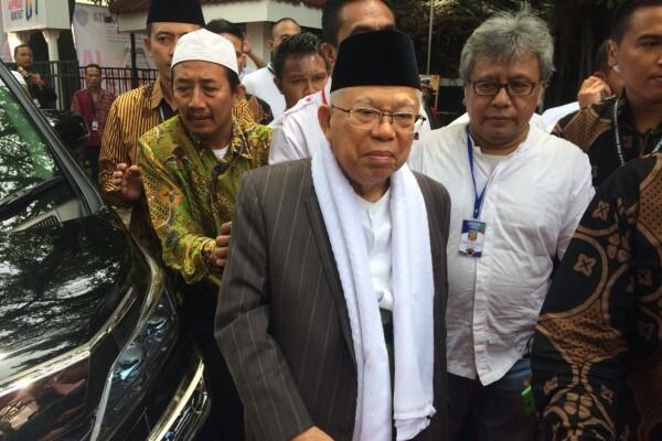 Ma'ruf Amin Optimistis Rebut Suara Warga Jakarta