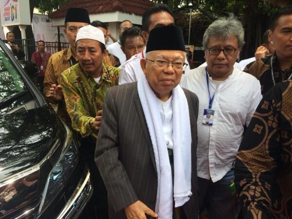Rizieq Shihab Anggap Jokowi Pencitraan, Ini Jawaban Ma'ruf Amin