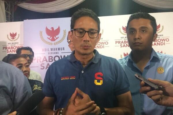 Sandiaga Uno: Satu Suara Saja Saya Kejar!