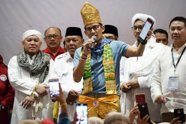 Sandiaga Klaim Elektabilitasnya Semakin Membaik