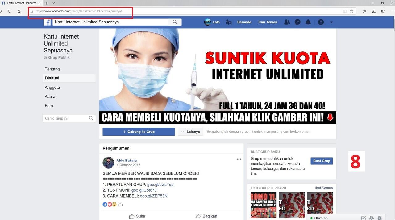 Penipuan Modus Internet dan Kuota Murah Aldo Bakara