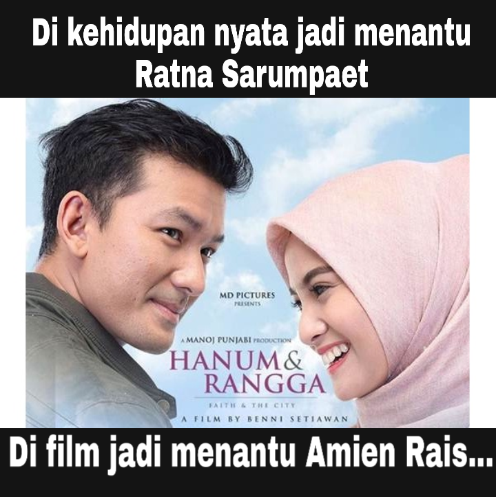 Kumpulan Meme Hanum &amp; Rangga VS A Man Called Ahok