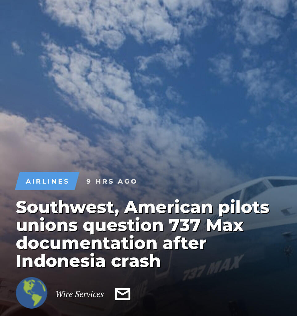 Sistem baru 737 max lion air yang tidak terdokumentasi diduga berperan
