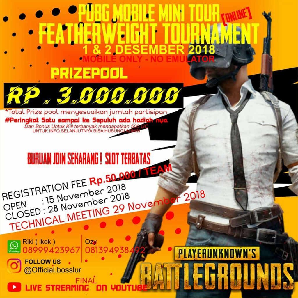 Share mini tourney online