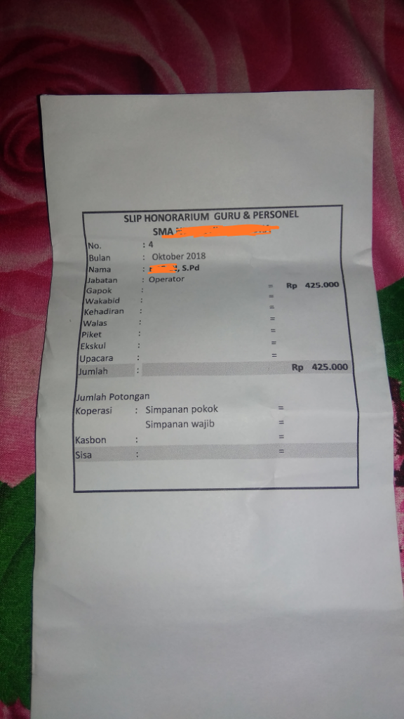 Suka Duka menjadi operator sekolah versi ane