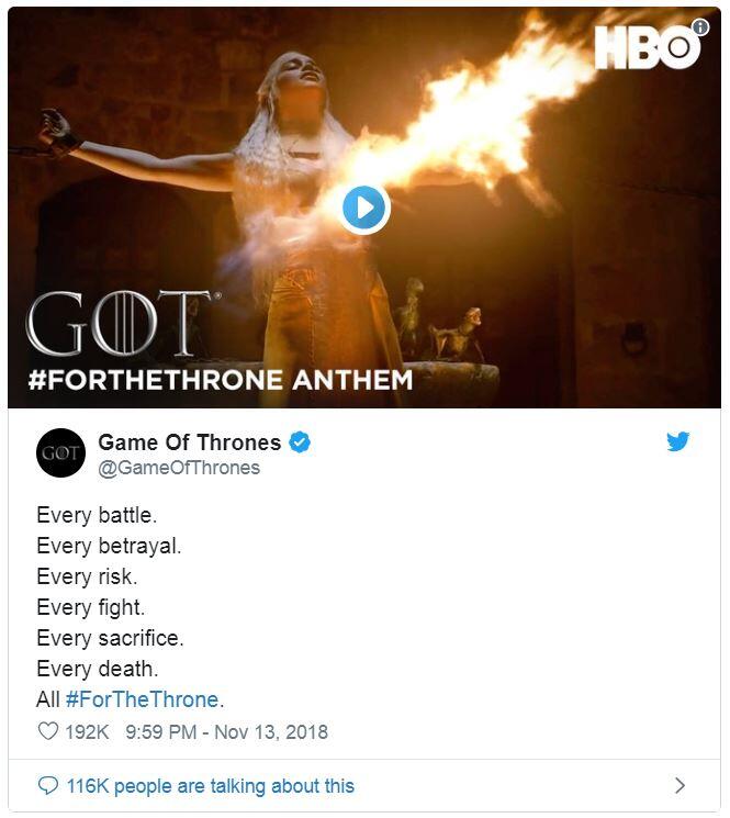 Game Of Thrones Season 8 April Movie Wallpaper