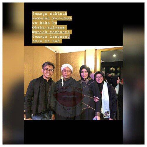 Ssst... Ini Gan Wajah Cantik Bebi Silvana, Istri Baru Penyanyi Religi Opick