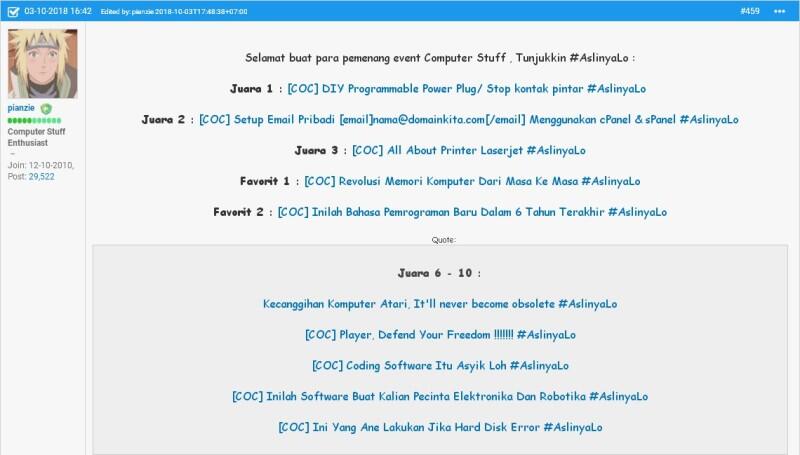 Kesan Mantan Junker Dunia Selatan, Kasplus Sampai 2031 #Dibalik 19 Tahun Kaskus