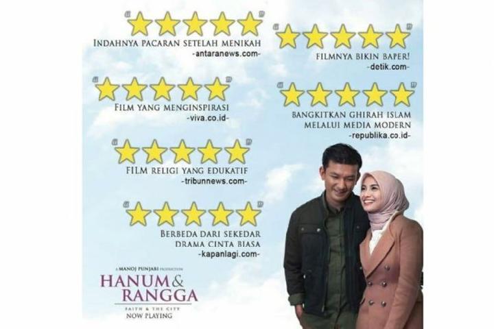 Hanum & Rangga Panen Rating Bintang Lima, Ini Faktanya