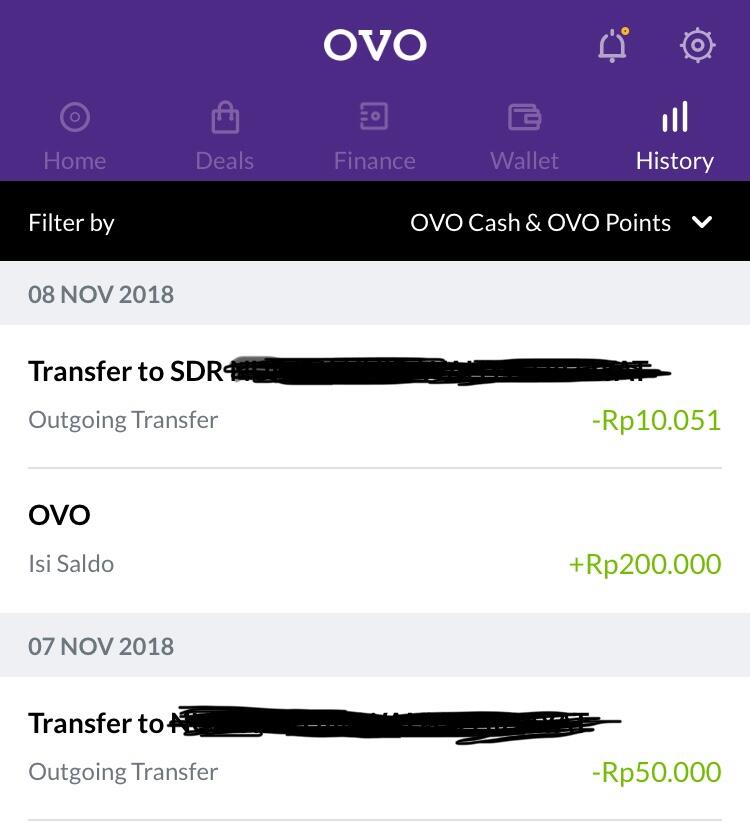 TOP UP OVO Rp.500rb Tidak masuk, Saldo Rekening Terdebet