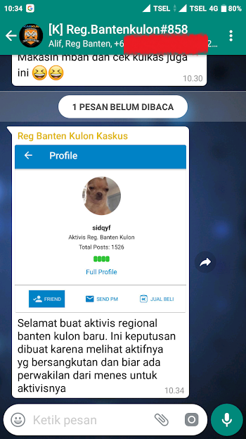 Kesan Seorang Aktivis Regional Banten Kulon di Balik 19 Tahun KASKUS